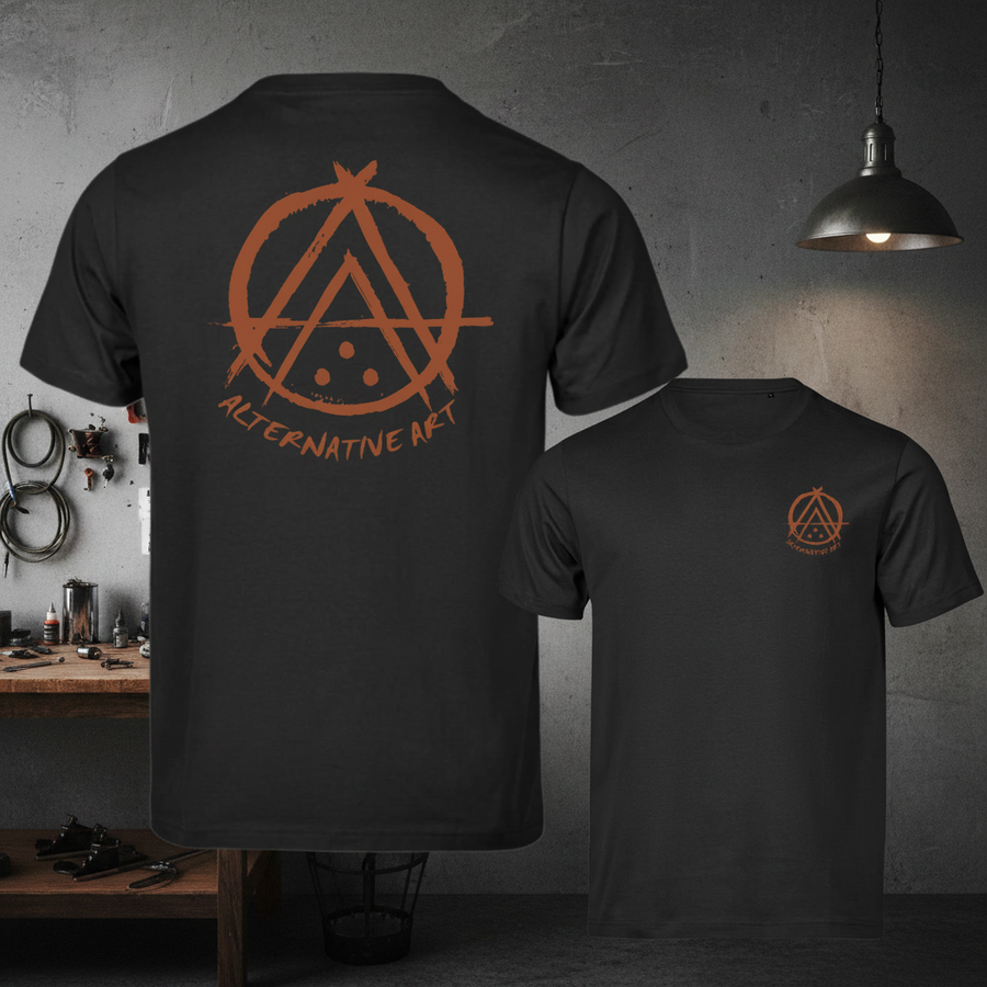 Alternative Art Logo Tee – Svart