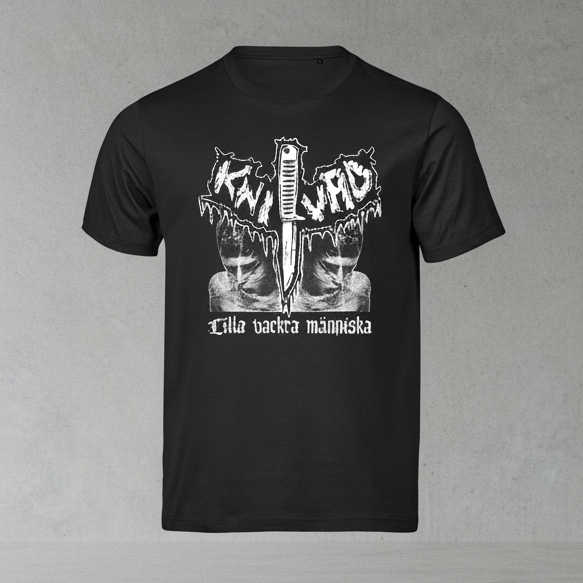 Knivad Lilla vackra människa Premium Tee