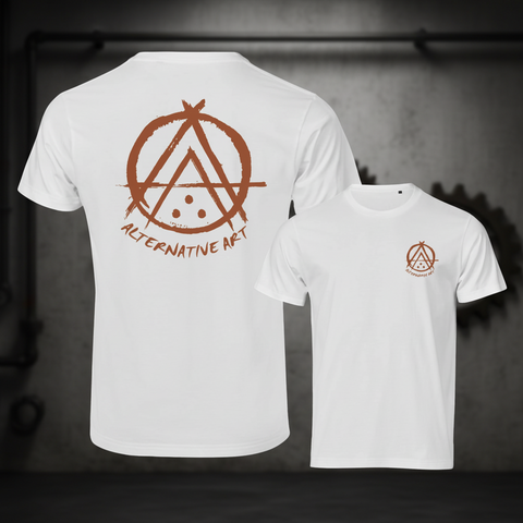 Alternative Art Logo Tee – Vit