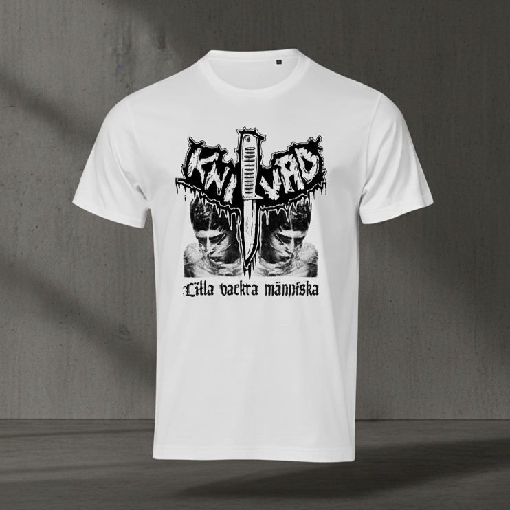 Knivad Lilla vackra människa Premium Tee