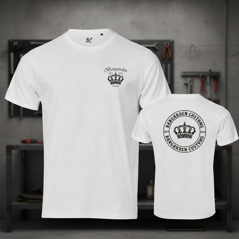 Bangården Logo Tee – Vit