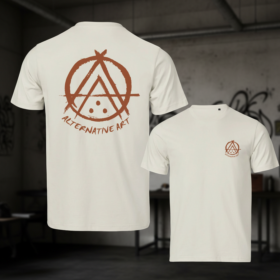 Alternative Art Logo Premium Tee – Natural
