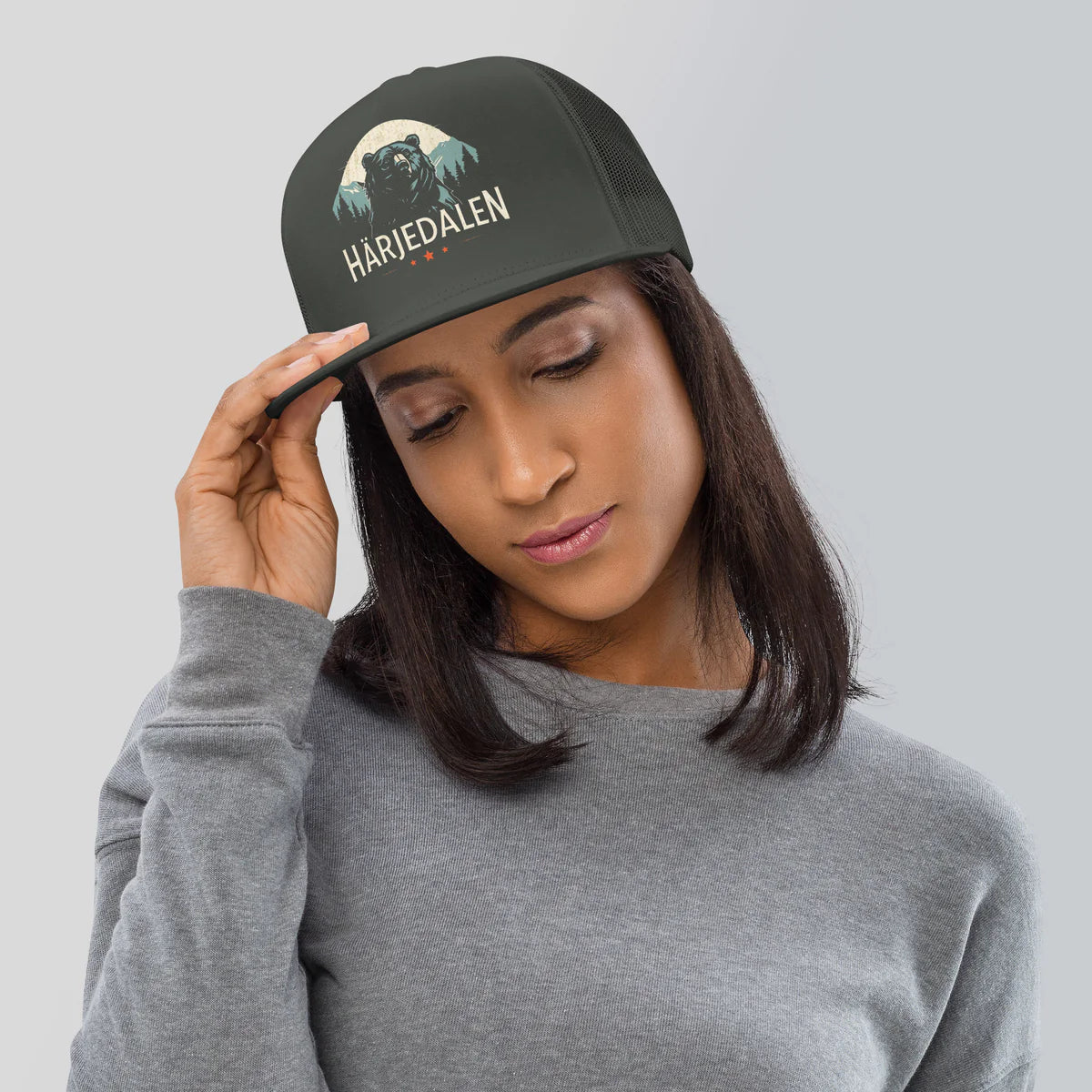 Härjedalen BEAR Trucker – Black