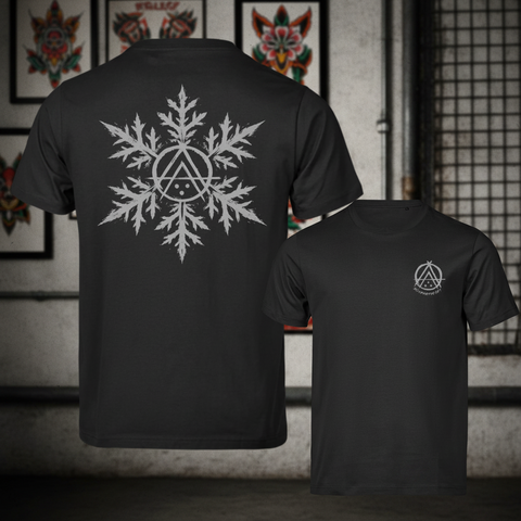 Alternative Art Snowflake Premium Tee – Svart