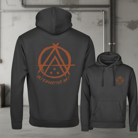 Alternative Art Logo Hoodie – Svart
