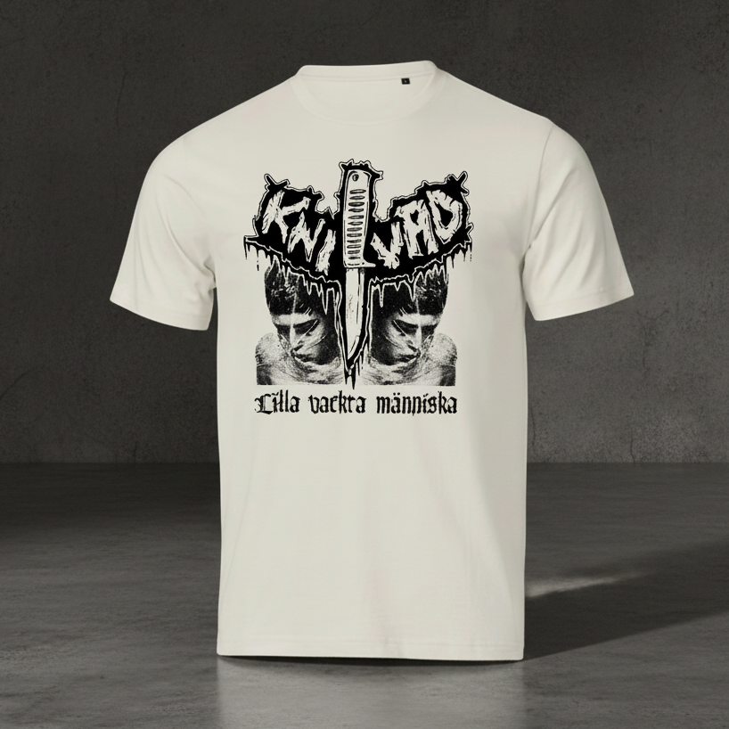 Knivad Lilla vackra människa Premium Tee