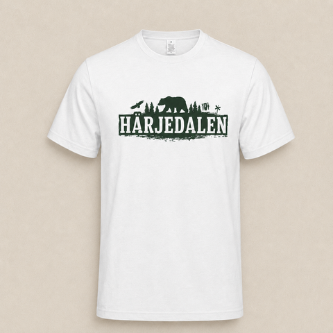 Härjedalen Panorama Tee – Classic White
