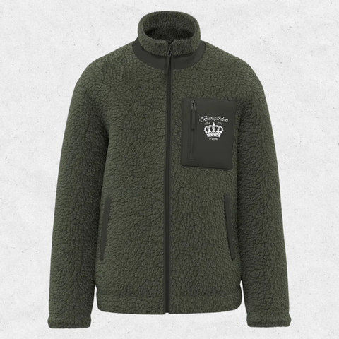 Bangården Fleece – Forest Khaki