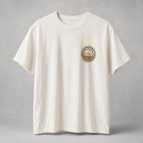 HMAB Retro Tee – framsida med litet brösttryck