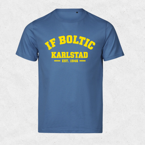 BOLTIC College Tee Ocean Blue