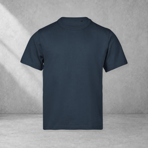 Blank Heavy Tee – Ink – grå studiobild