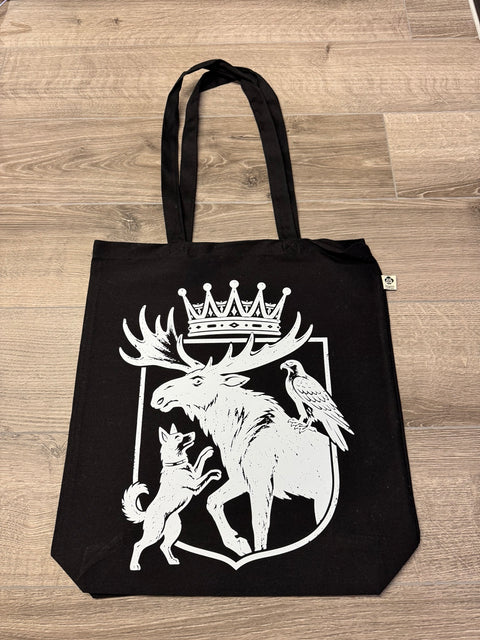 Heritage – Jämtland – Canvas Tote – Svart